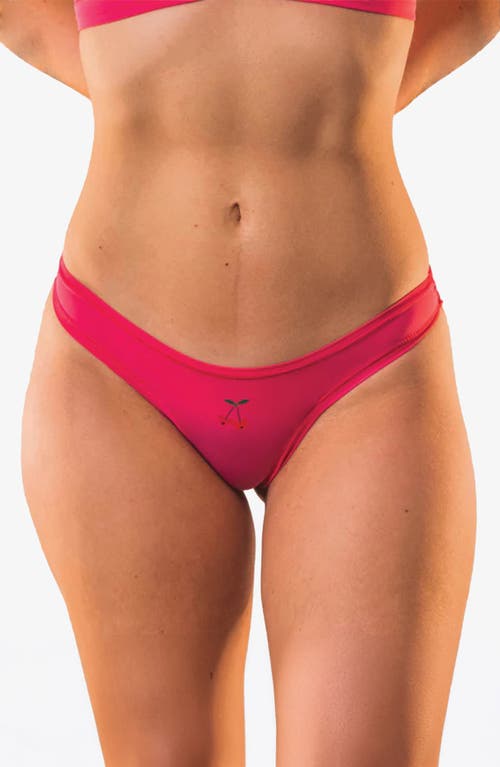 Cheeky Cherry Leakproof Everyday Liner Ultra Smooth Dipped Thong In Cheeky Pink