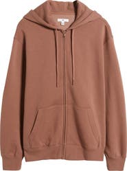 BP. Oversize Zip Fleece Hoodie