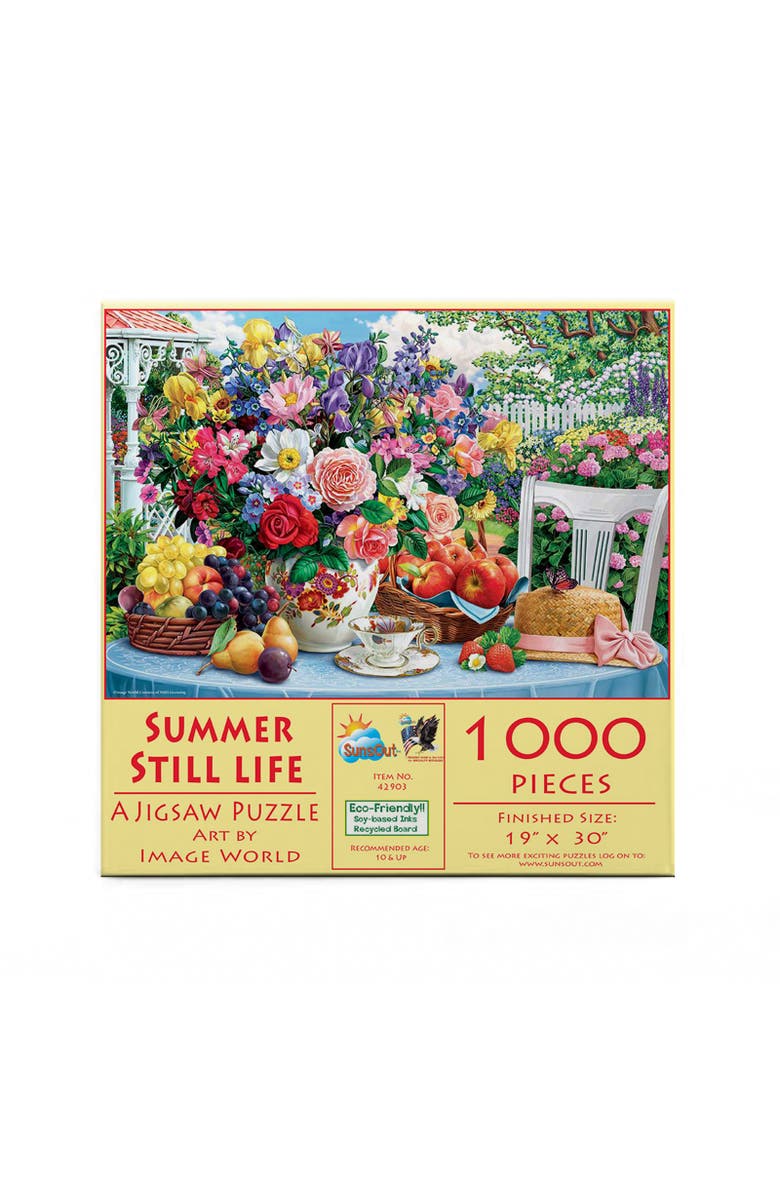 Sunsout Summer Still Life 1000 piece Jigsaw Puzzle for Adults, Alternate, color, Multicolor