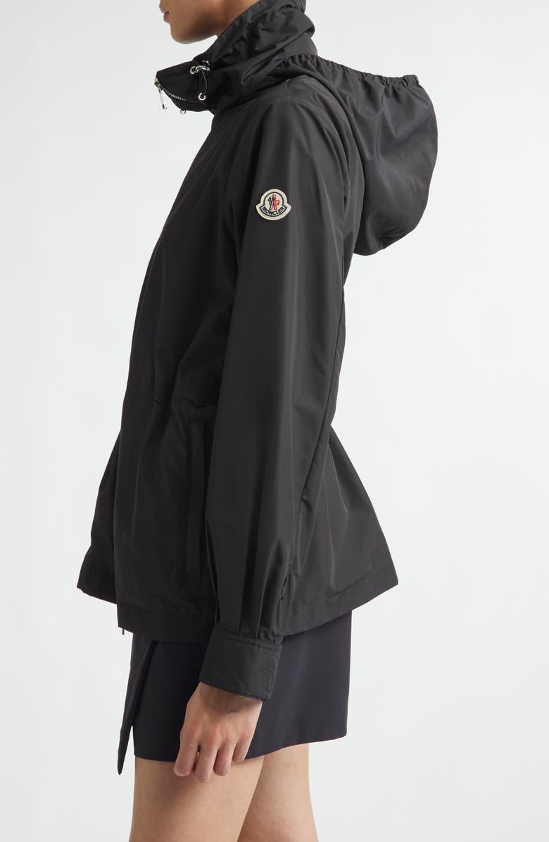 Moncler Enette Hooded Jacket, Alternate, color, Black