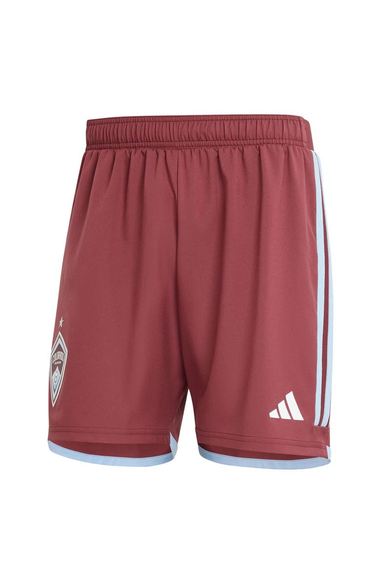 adidas Men's adidas Burgundy Colorado Rapids 2024 Home Authentic Shorts, Alternate, color, 