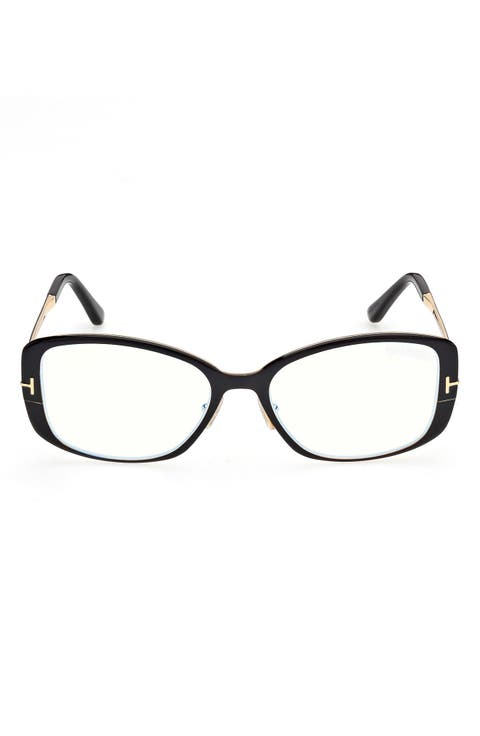 54mm Rectangular Optical Glasses