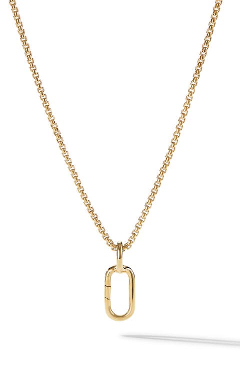 Lexington Amulet Holder in 18K Yellow Gold