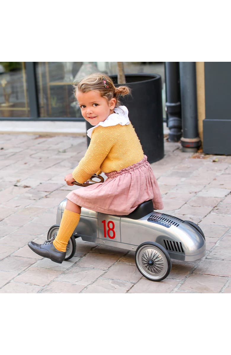 Baghera Roadster Audi Ride-On, Alternate, color, Glossy Metallic Silver