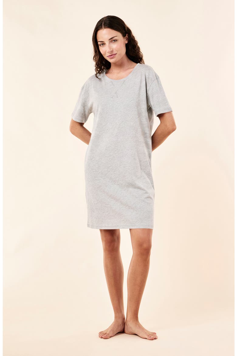 Ada Knit Mini Nightie, Alternate, color, GREY