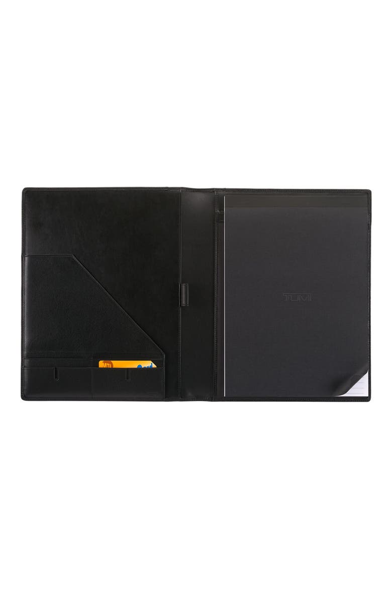 Leather Letter Pad, Alternate, color, BLACK TEXTURED