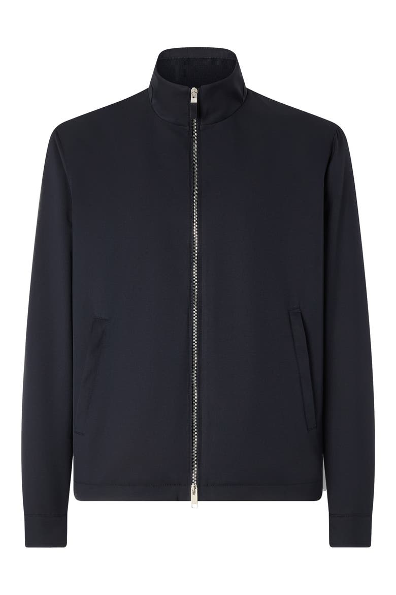 Motorin Water Repellent Microfiber Jacket, Alternate, color, NAVY BLUE