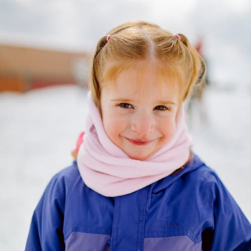 Turtle Fur Kids Double-layer Fleece Neck Warmer In Red