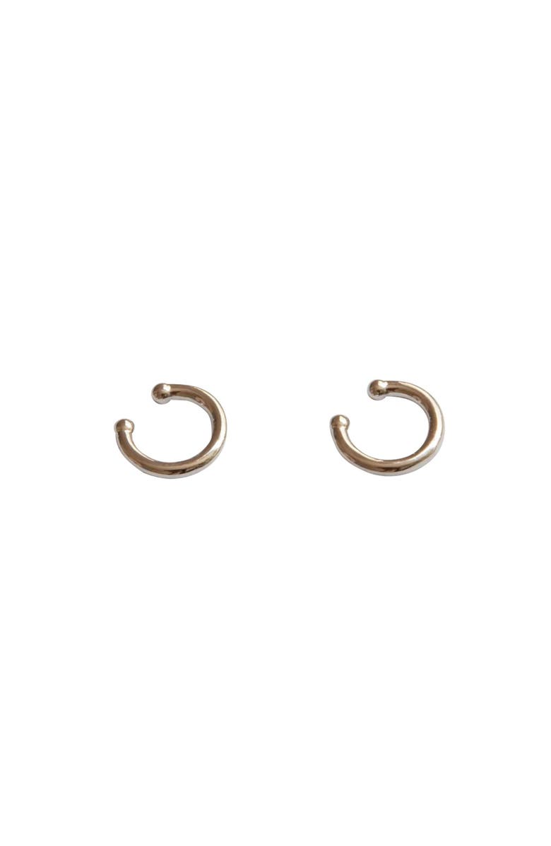 Outofoffice Simple Silver Ear Cuff, Main, color, Silver