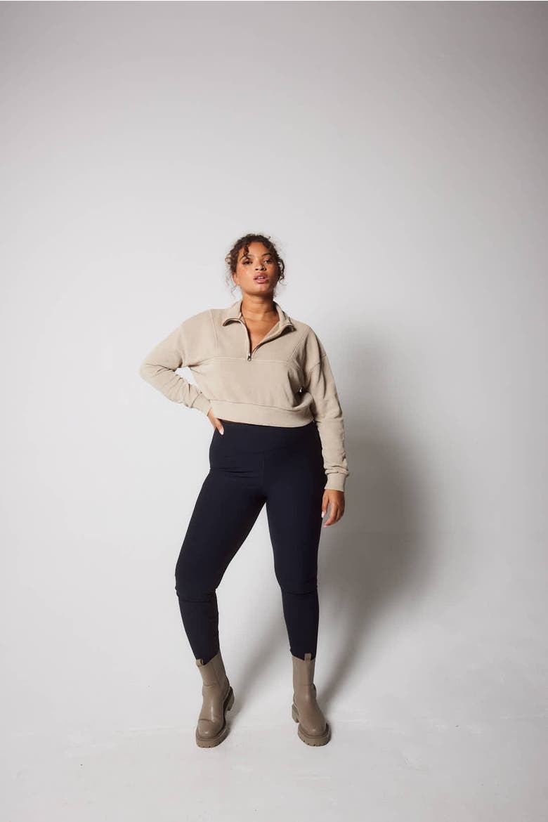 Winter Everyday High Waisted Leggings, Alternate, color, Vintage Navy