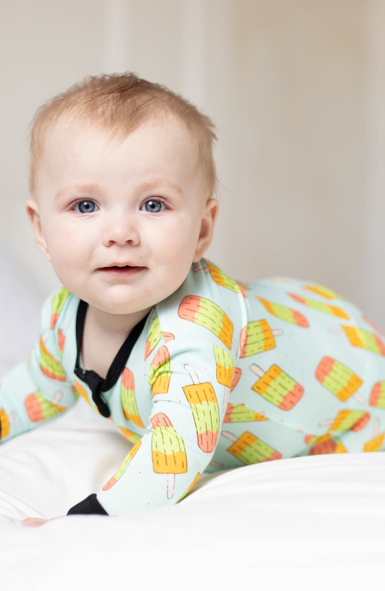 Peregrine Kidswear Ice Pops Fitted One-Piece Footed Pajamas, Alternate, color,