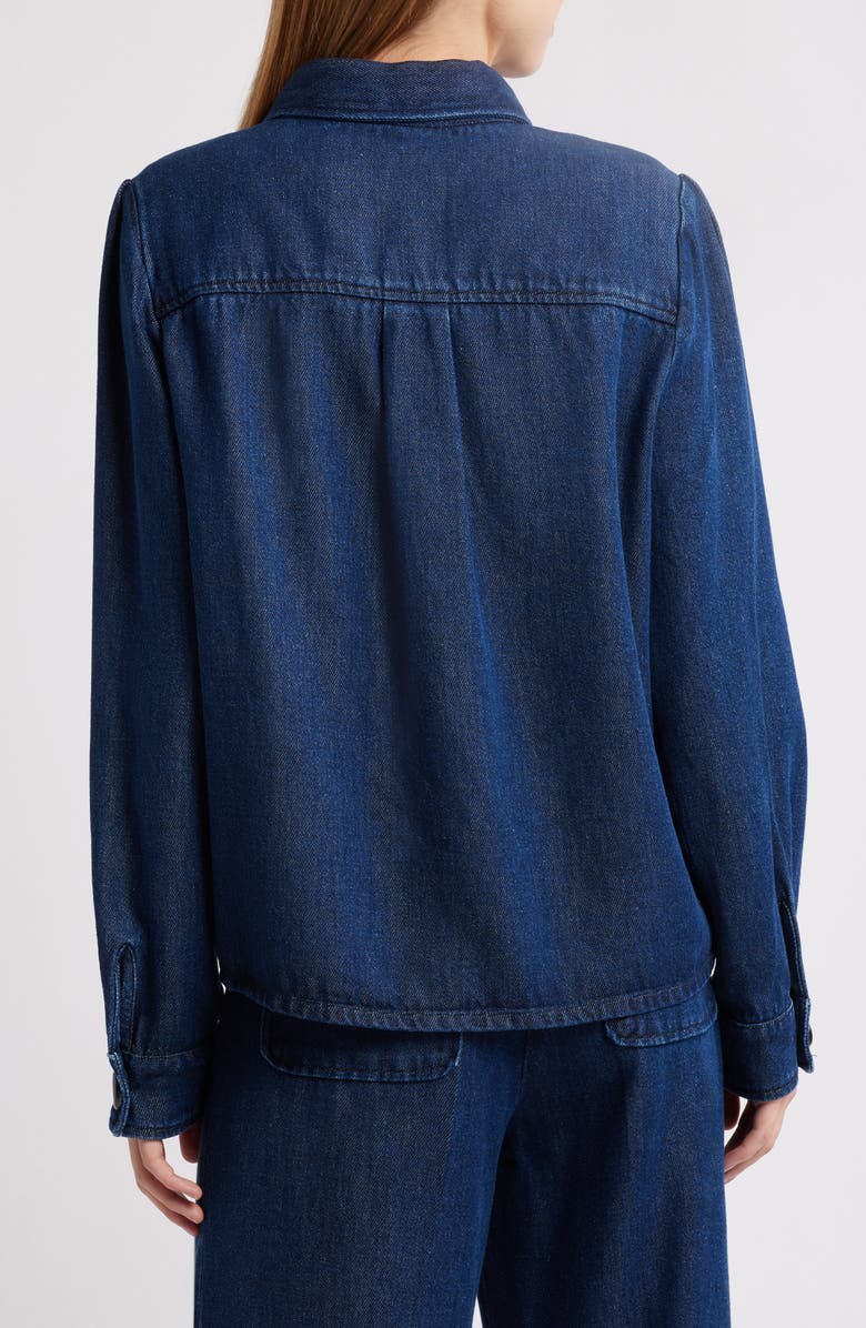 SESSÙN Theo Denim Button-Up Shirt, Alternate, color, 