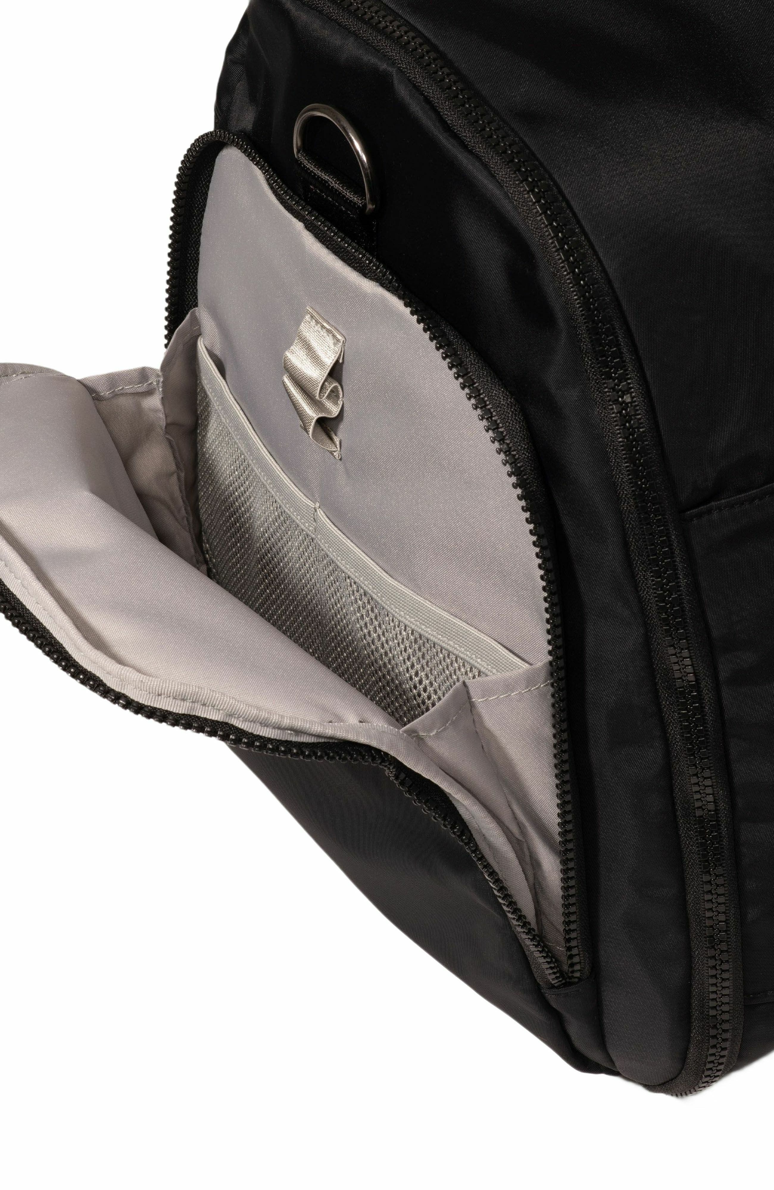 BAGGALLINI Madison 2 in 1 Garment Duffel Bag, Alternate, color, Black Twill