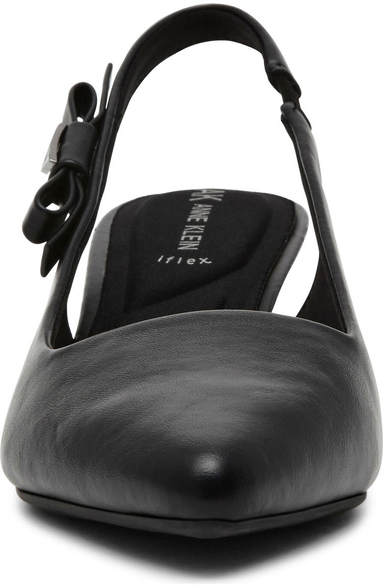 Anne Klein Ibbey Slingback Pump, Alternate, color, Black Patent
