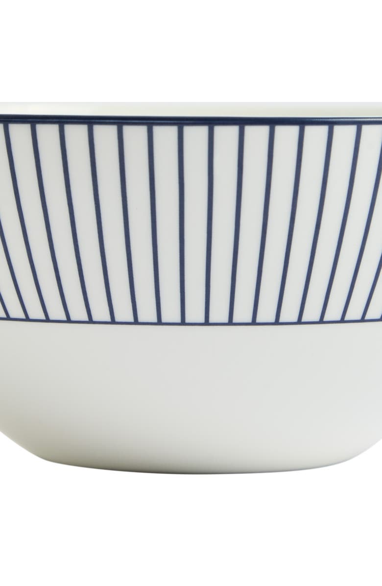 Wedgwood Gio Pinstripe Bone China Cereal Bowl, Alternate, color, White Multi