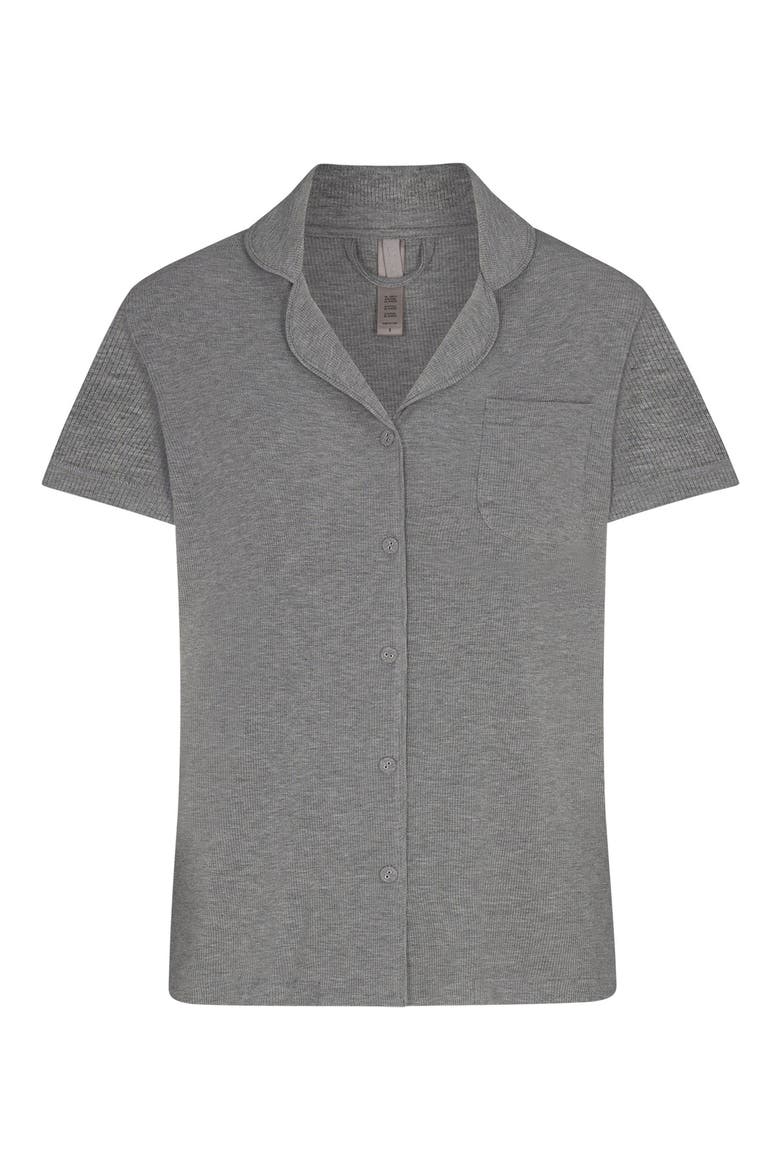 Soft Lounge Short Sleep Set, Alternate, color, HEATHER GRAY