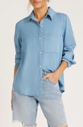 matty m. Blake Chambray Button-Up Shirt