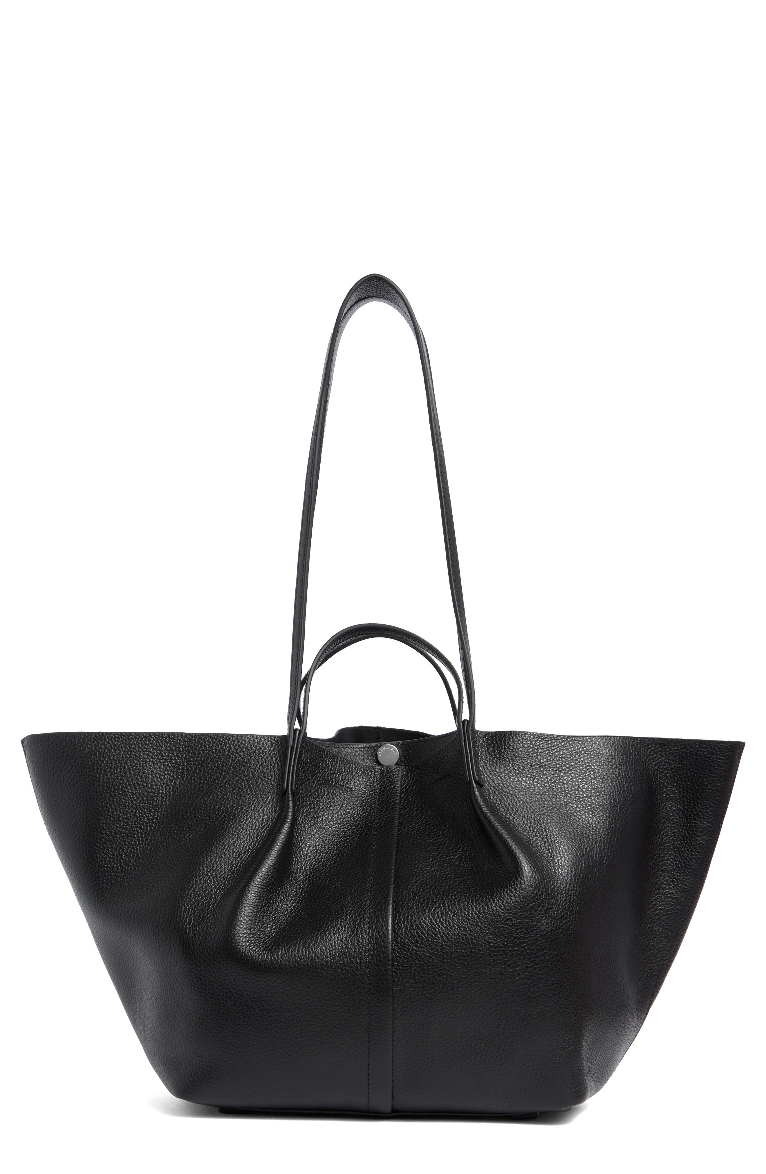 AllSaints Odette Tote Bag, Main, color, Black