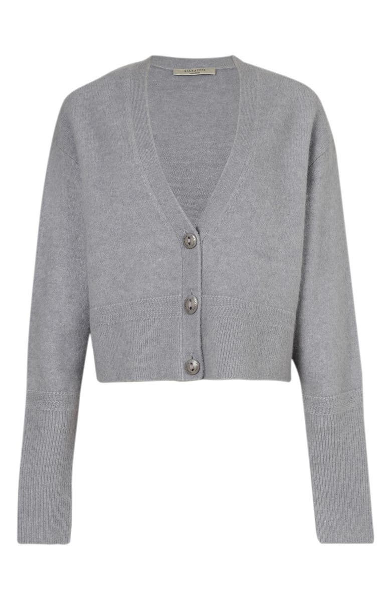 AllSaints Vika Alpaca & Wool Blend Cardigan, Alternate, color, 