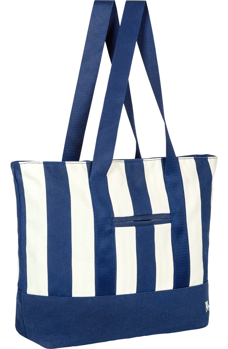 Dock & Bay Canvas Beach Bag, Main, color, Whitsunday Blue