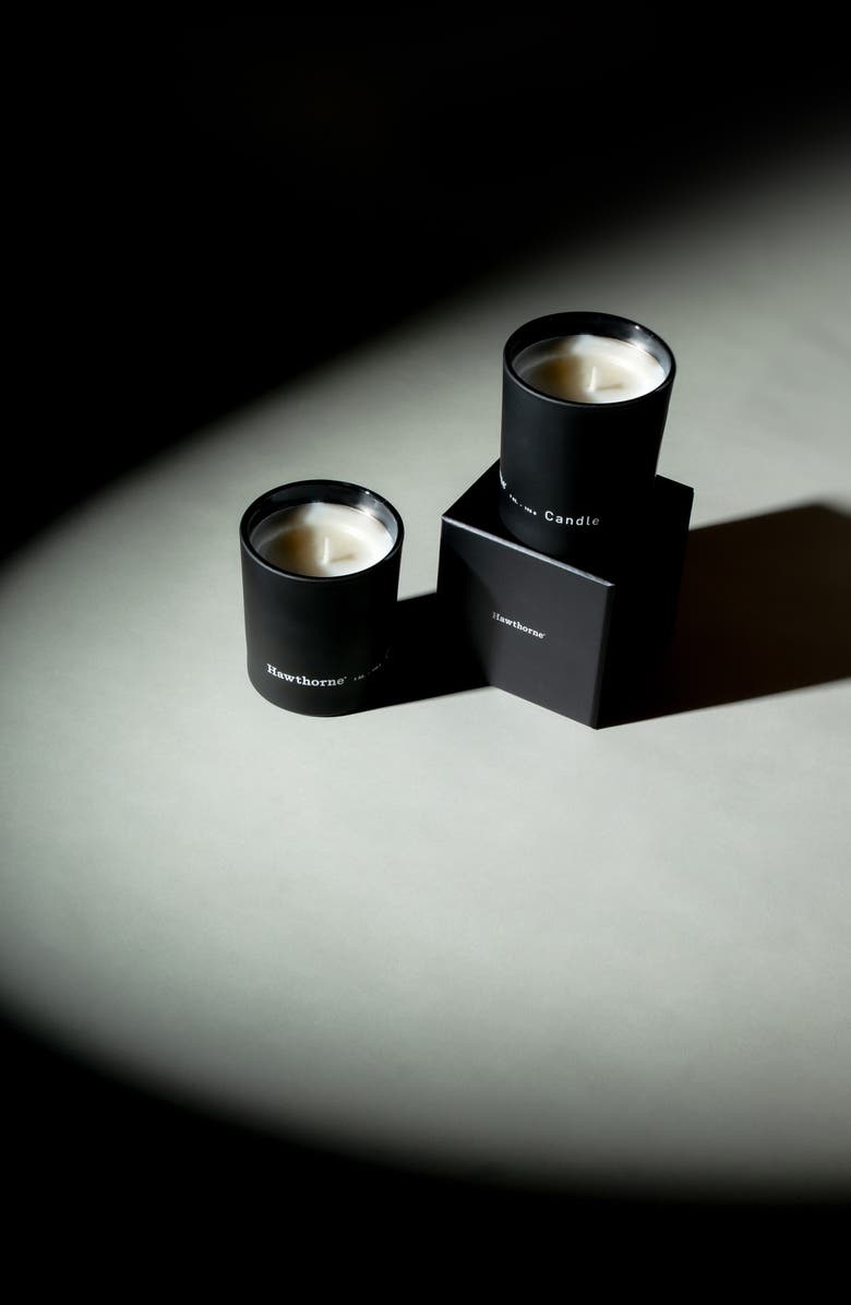 Hawthorne Dark & Cozy Palo Santo Candle, Alternate, color,