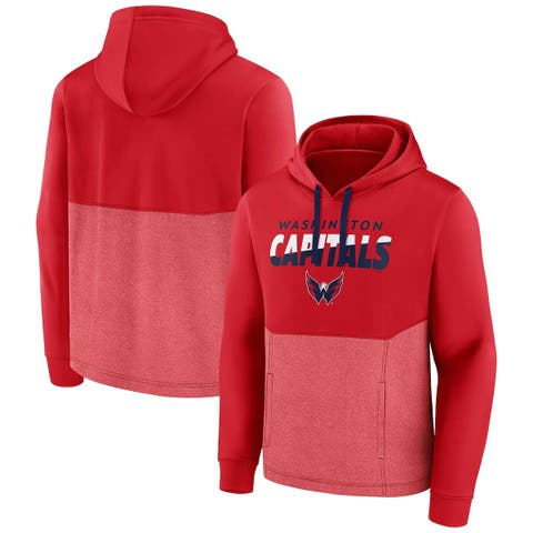 Men's Fanatics Branded Red Washington Capitals Slash Attack Pullover Hoodie