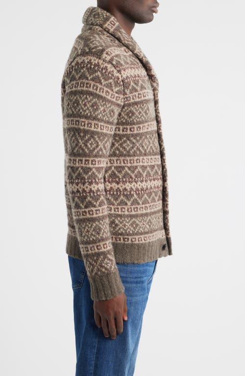 Rails Kallio Fair Isle Merino Wool Blend Cardigan In Multi