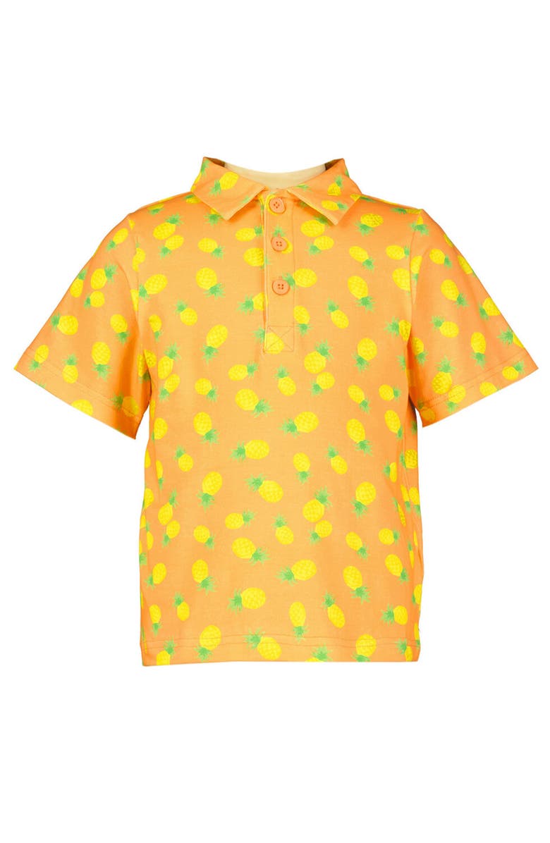 Rachel Riley Pineapple Polo Shirt, Main, color, 