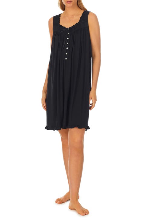 Sleeveless Short Jersey Nightgown