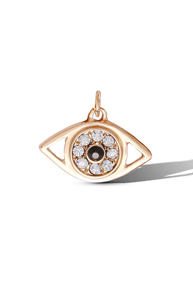 Evil Eye Bangle Bracelet, Alternate, color, Gold