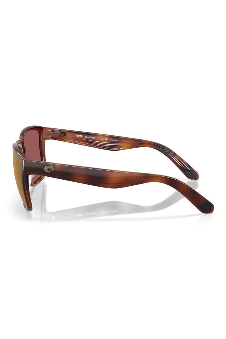 Los Alijos 59mm Sunglasses, Alternate, color, TORTOISE / GOLD MIRROR