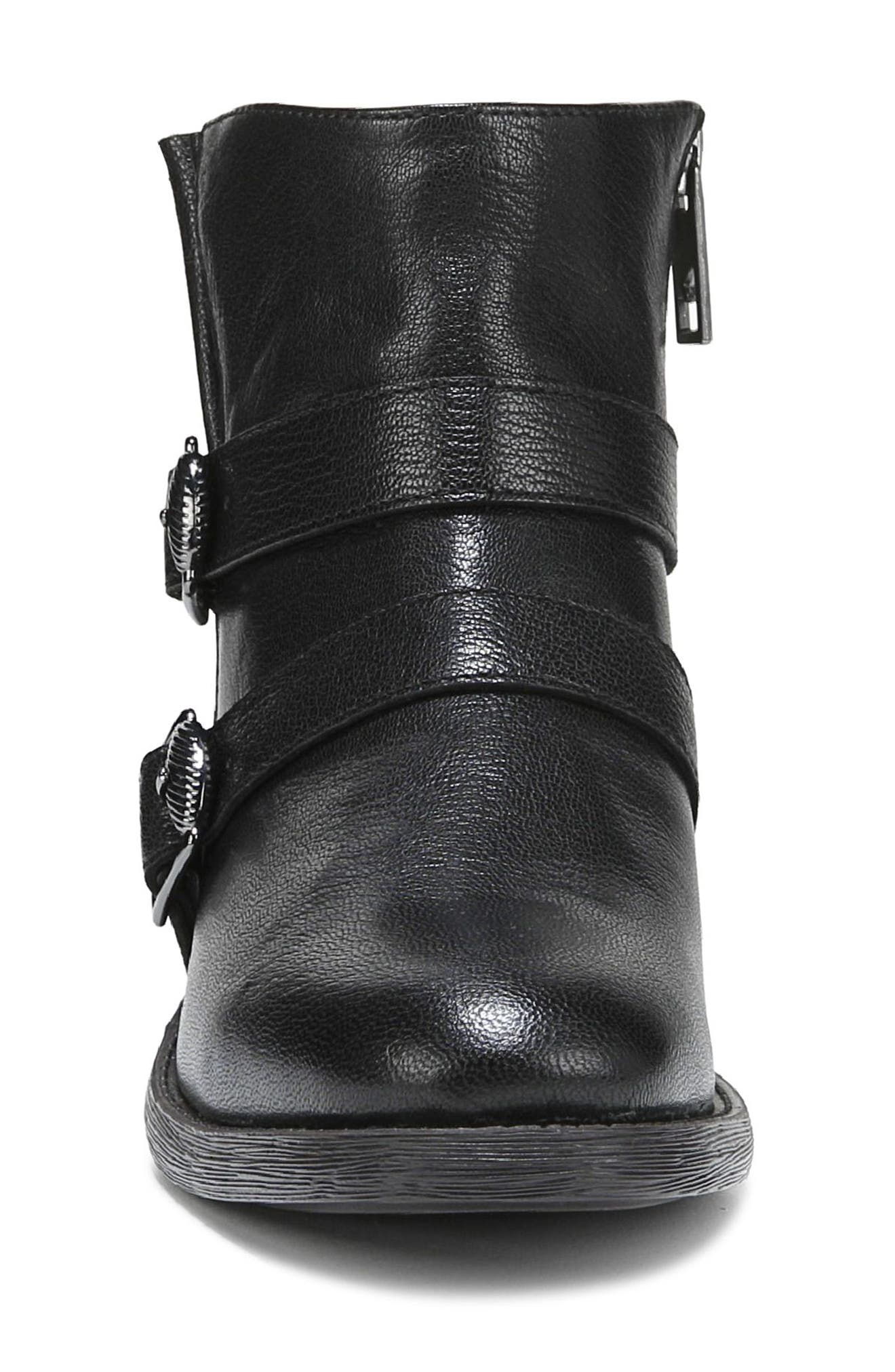 Franco Sarto Mirani Buckle Strap Ankle Boot, Alternate, color, Black