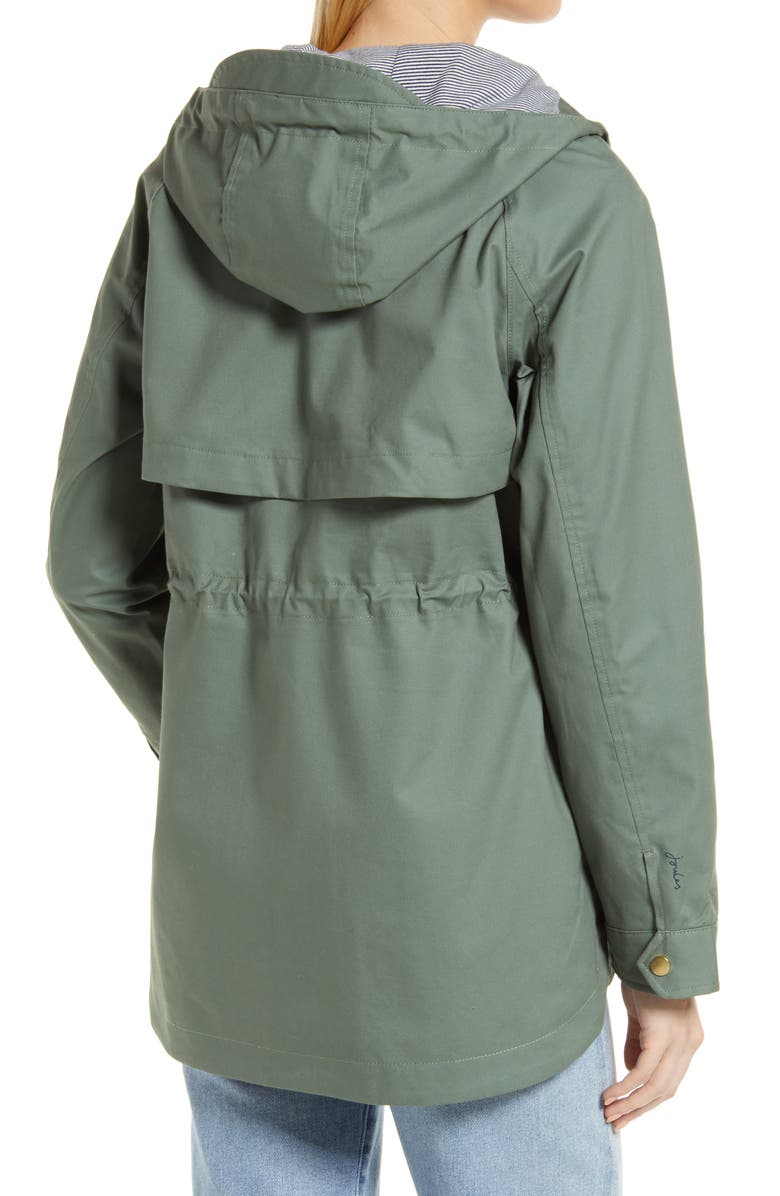 Joules Shoreside Waterproof Hooded Raincoat, Alternate, color, 