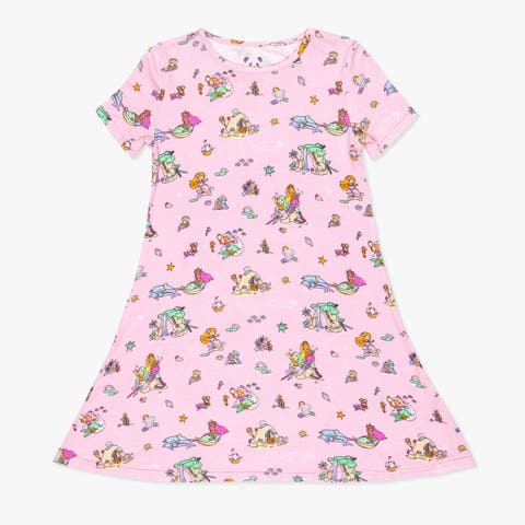 Kids' Mermaid Lagoon Short Sleeve Dress (Baby)