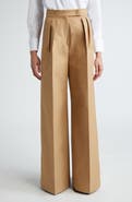 Max Mara Corte Wide Leg Cotton Trousers