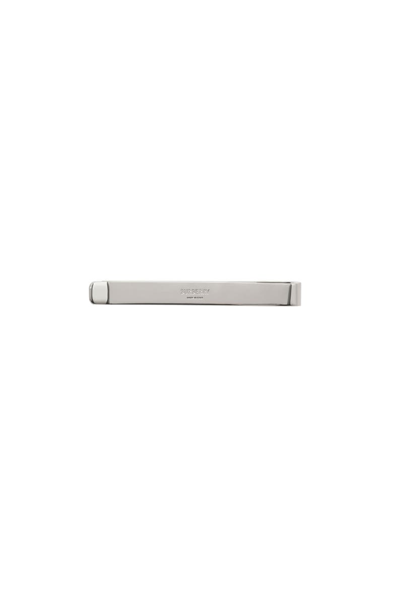 Engraved Check Tie Bar, Alternate, color, Silver