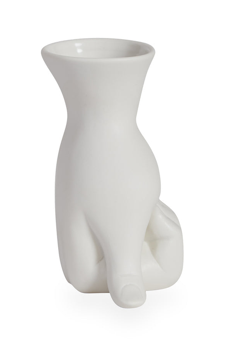 Marcel Vase, Alternate, color, White