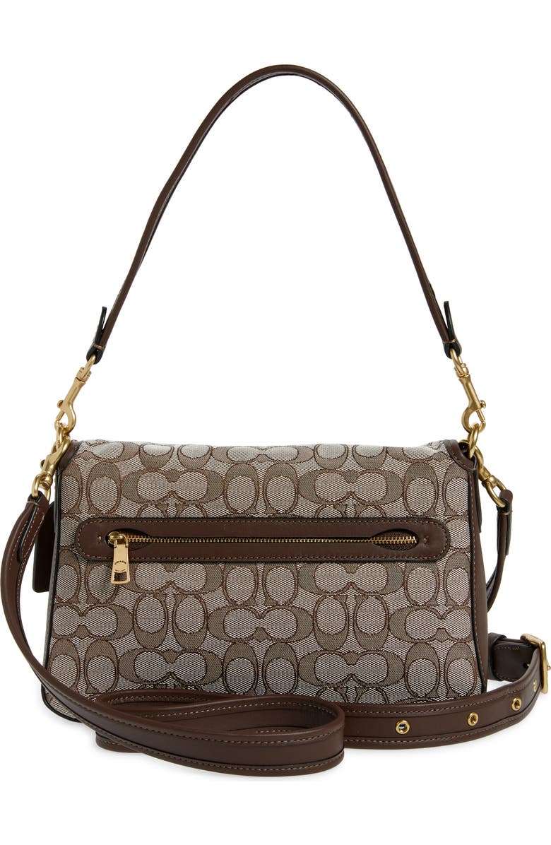 COACH Tabby Logo Jacquard Shoulder Bag, Alternate, color,