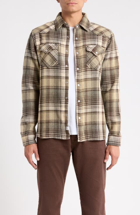 Huston Plaid Western Shirt