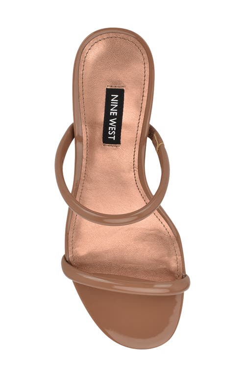 Nine West Women's Berri Double Strap Kitten Heel Sandals In Medium Natural