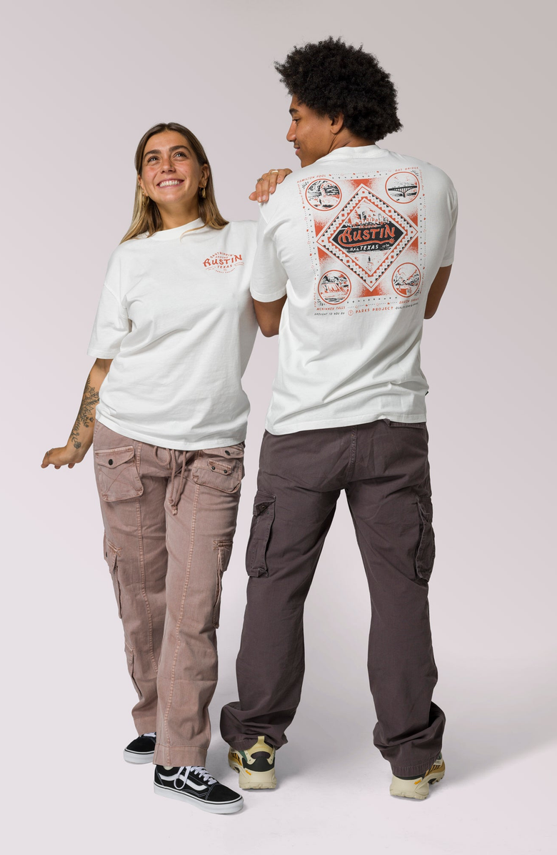 Parks Project Austin Daytrippin Tee, Alternate, color, Marshmallow