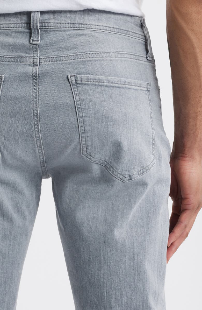 Nordstrom Straight Leg Jeans, Alternate, color, Light Grey Denim