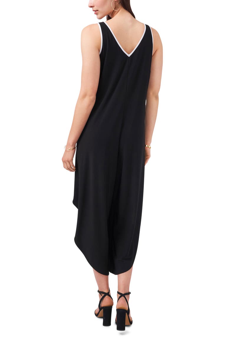 Genie Sleeveless Crop Wide Leg Jumpsuit, Alternate, color, BLACK