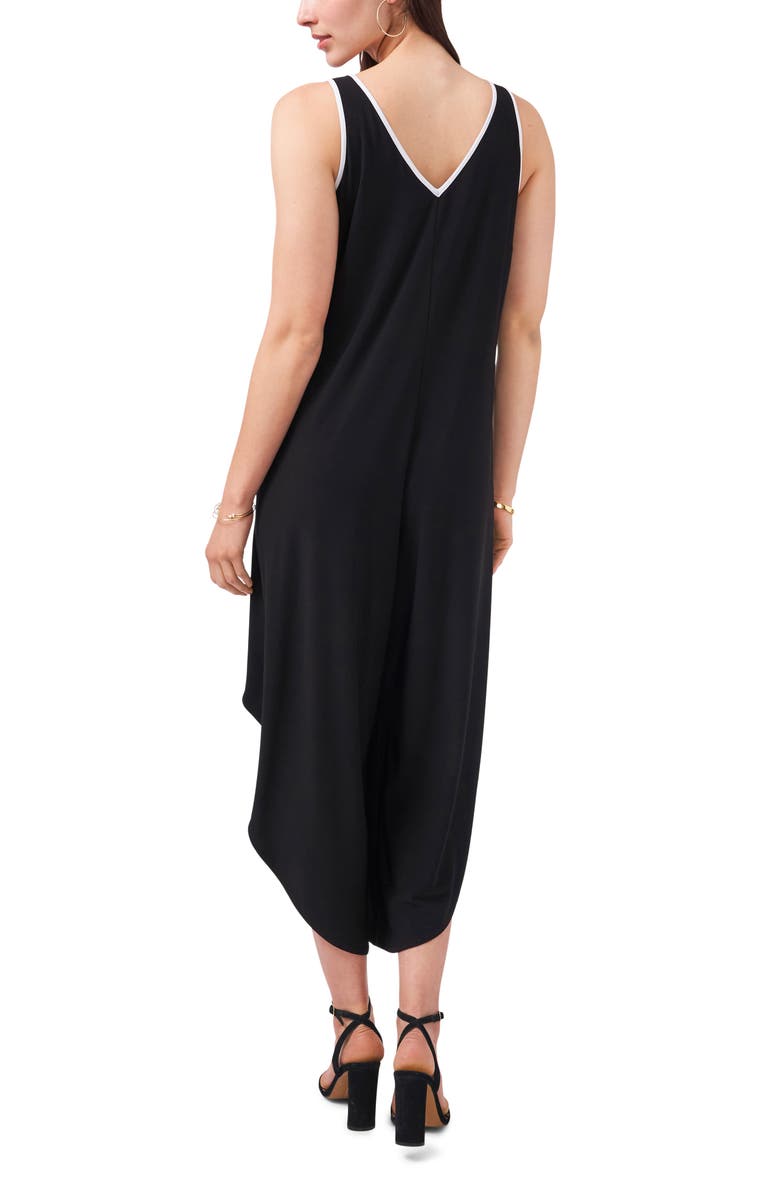 Chaus Genie Sleeveless Crop Wide Leg Jumpsuit, Alternate, color, Black