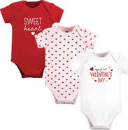 Hudson Baby Triple Pack of Soft Cotton Bodysuits