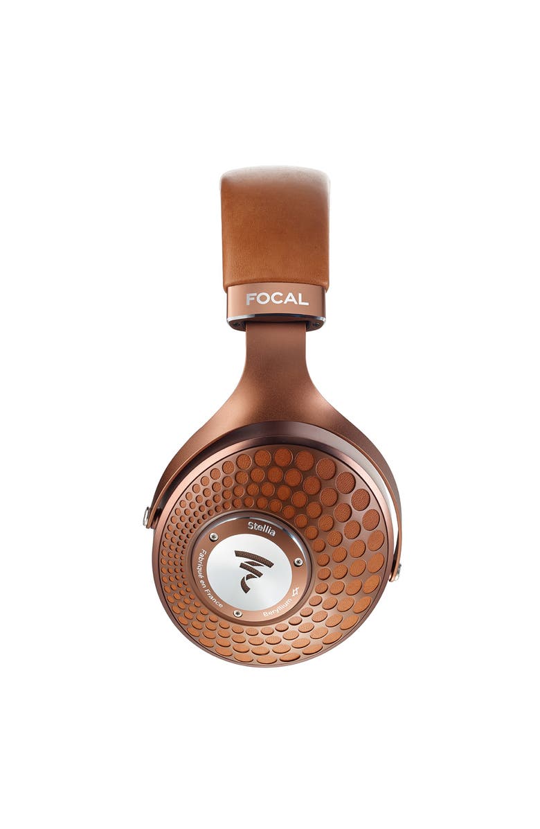 Focal Stellia Closed-Back Circum-Aural Over-Ear Headphones, Alternate, color, Cognac