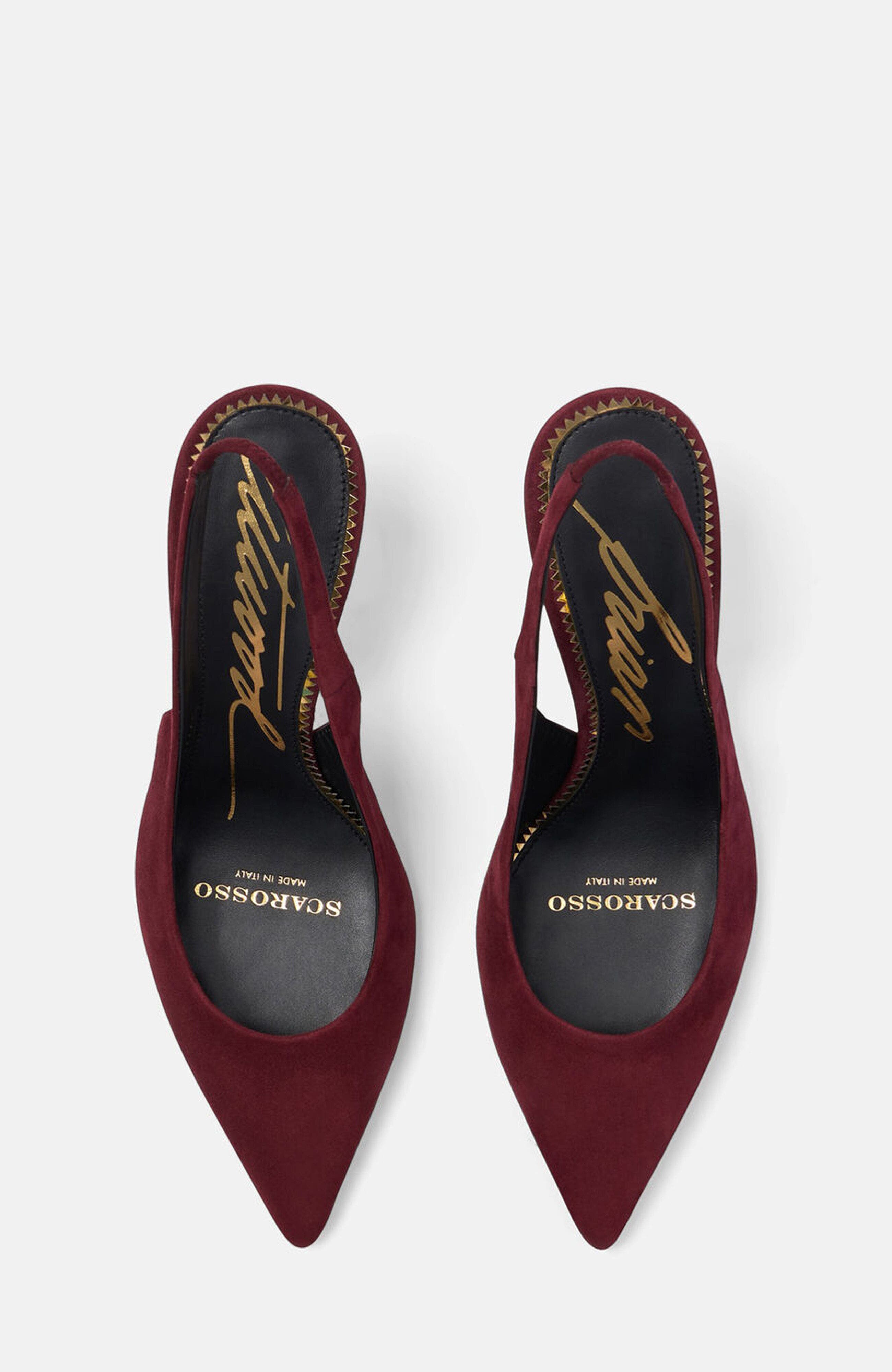 Sutton Pumps, Alternate, color, Burgundy - Suede