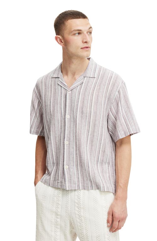 COTTON ON BOX FIT SHORT SLEEVE SHIRT