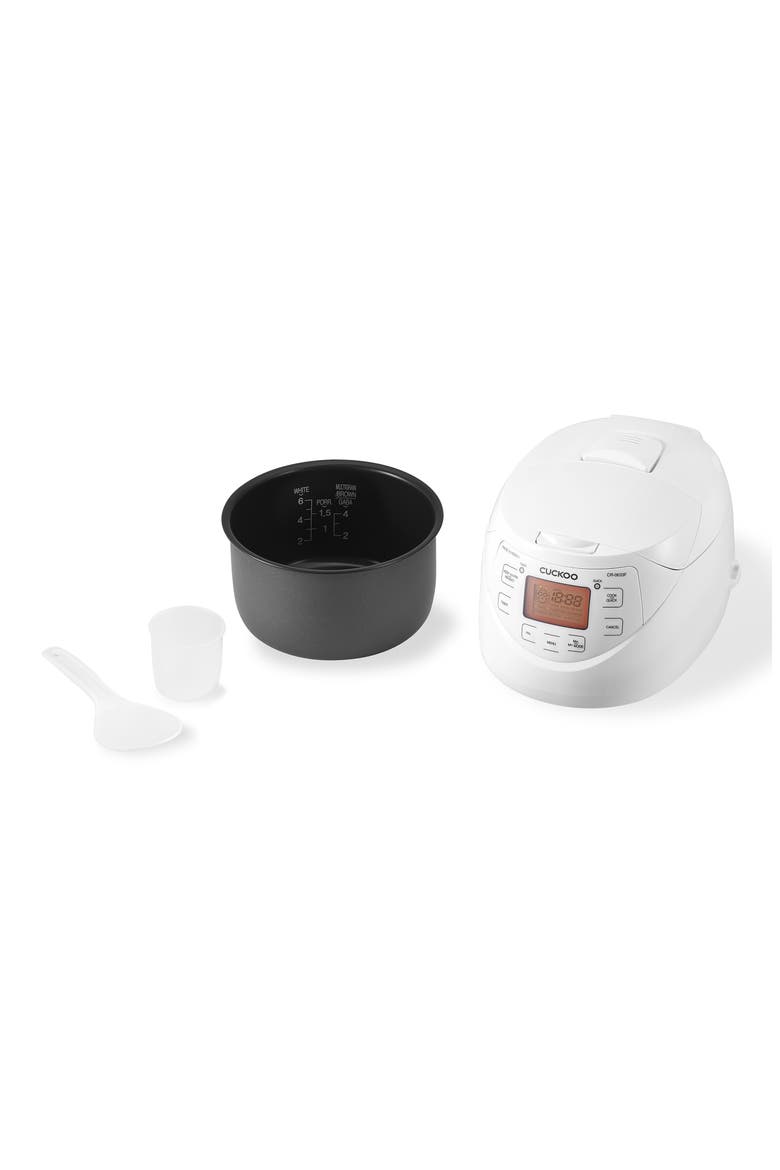 Micom 6-Cup Rice Cooker, Alternate, color, WHITE