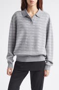 Sandy Liang Woods Merino Wool Polo Sweater